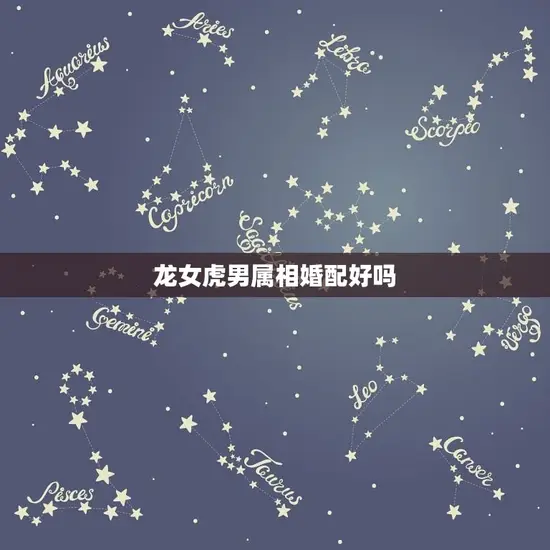 龙女虎男属相婚配好吗