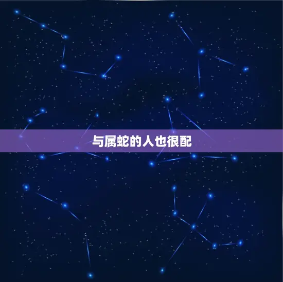 与属蛇的人也很配