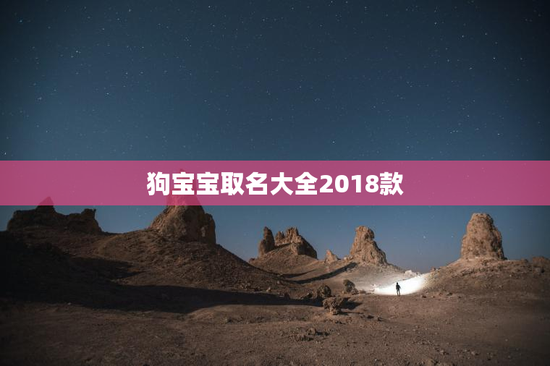 狗宝宝取名大全2018款