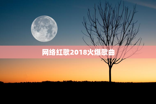 网络红歌2018火爆歌曲
