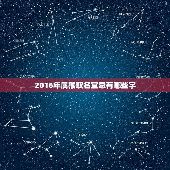 2016年属猴取名宜忌有哪些字(如何给宝宝取名)