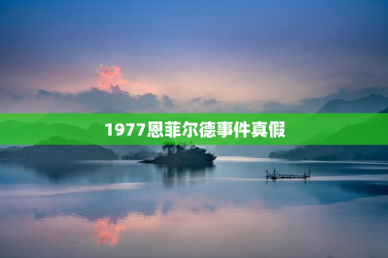1977恩菲尔德事件真假