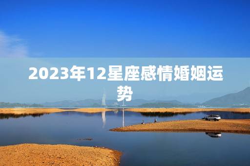2023年12星座感情婚姻运势(大介绍)
