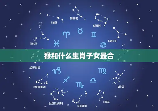 猴和什么生肖子女最合