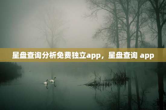 星盘查询分析免费独立app，星盘查询 app