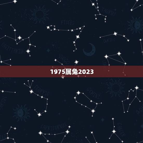 1975属兔2023(兔年运势如何？)