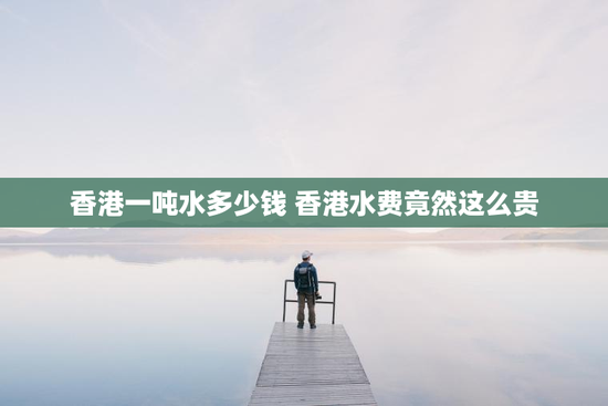 香港一吨水多少钱 香港水费竟然这么贵