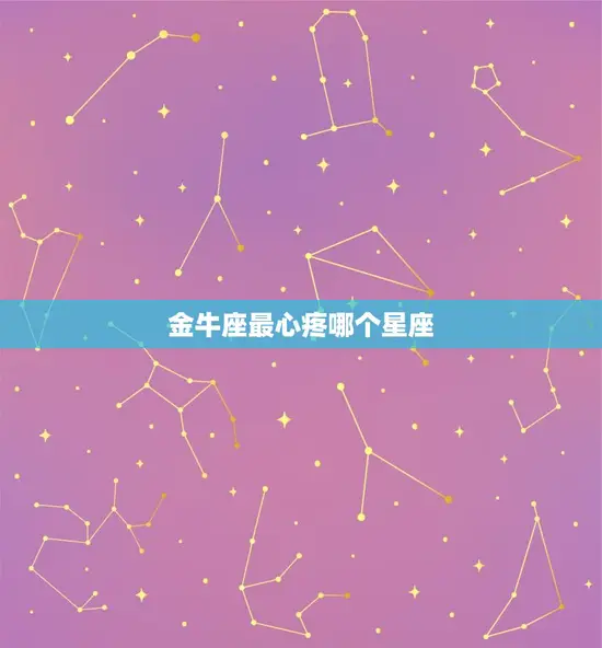 金牛座最心疼哪个星座