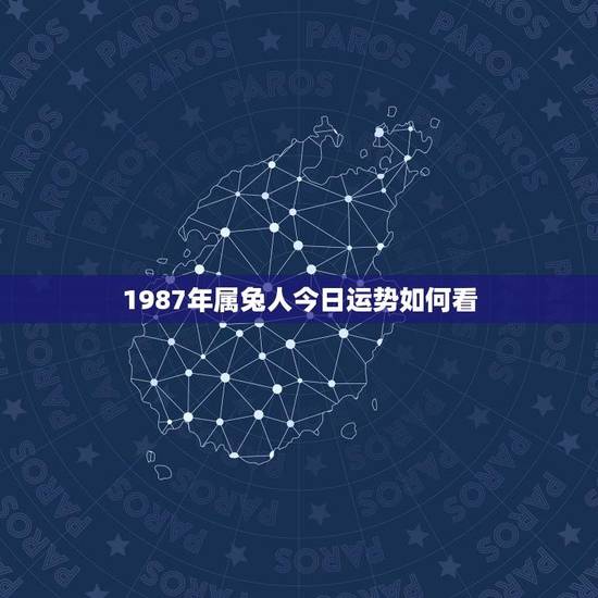 1987年属兔人今日运势如何看(运势如何)