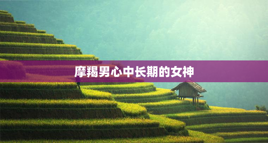 摩羯男心中长期的女神