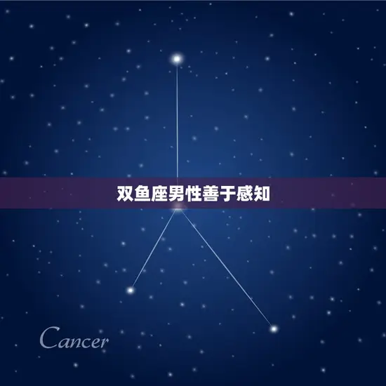 双鱼座男性善于感知