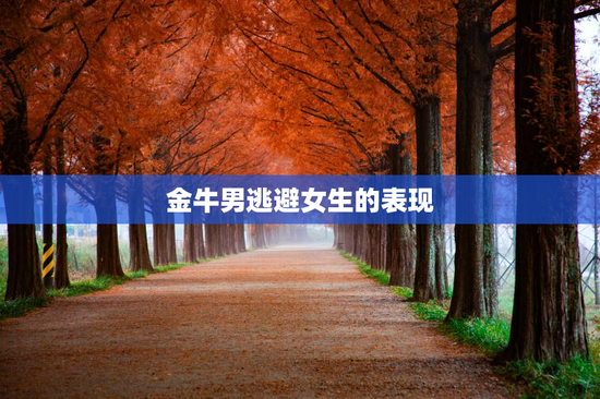 金牛男逃避女生的表现