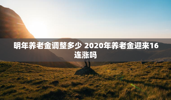 明年养老金调整多少 2020年养老金迎来16连涨吗