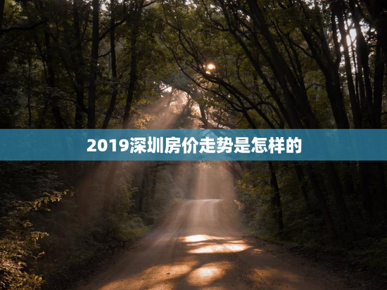 2019深圳房价走势是怎样的