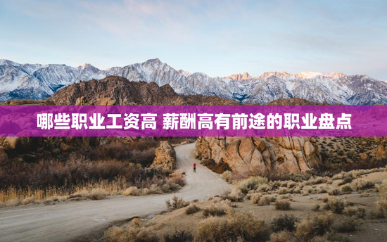 哪些职业工资高 薪酬高有前途的职业盘点