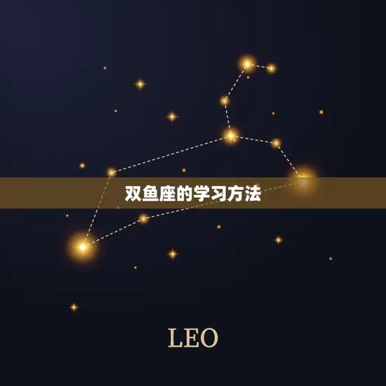 双鱼座的学习方法