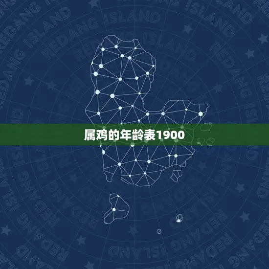 属鸡的年龄表1900