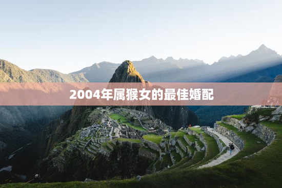 2004年属猴女的最佳婚配，2004年属猴女的最佳婚配属相