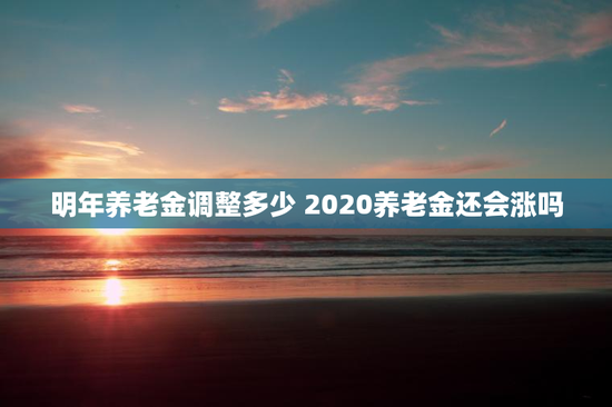 明年养老金调整多少 2020养老金还会涨吗