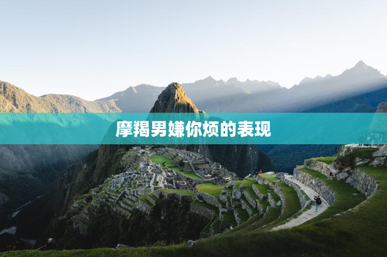 摩羯男嫌你烦的表现