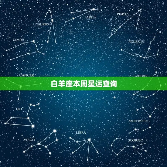 白羊座本周星运查询