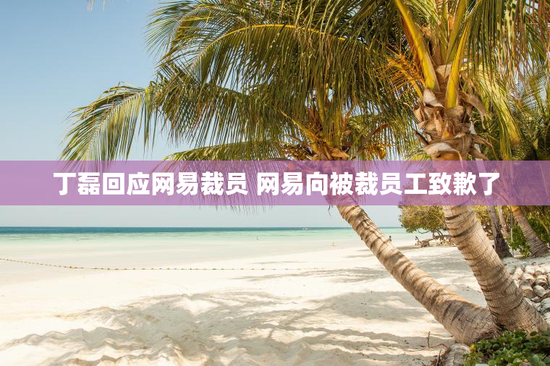 丁磊回应网易裁员 网易向被裁员工致歉了