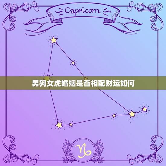 男狗女虎婚姻是否相配财运如何(介绍婚姻配对与财富运势)