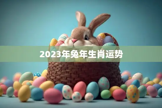 2023年兔年生肖运势(好运连连财源滚滚)
