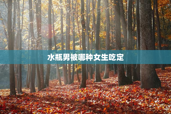 水瓶男被哪种女生吃定