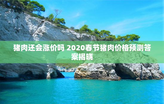 猪肉还会涨价吗 2020春节猪肉价格预测答案揭晓