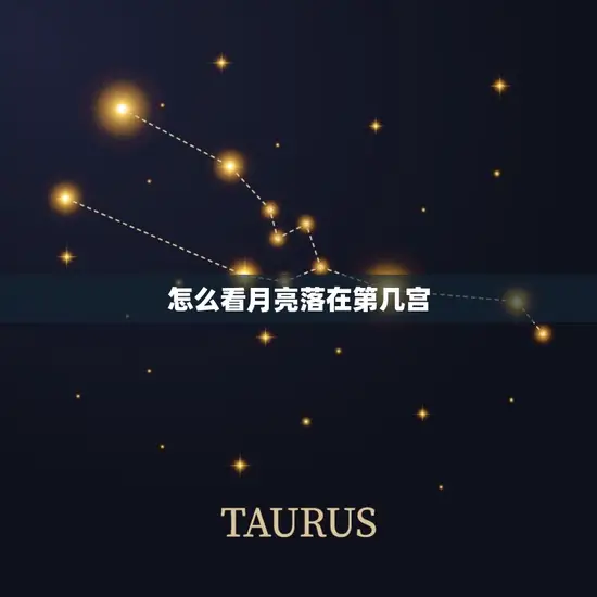 怎么看月亮落在第几宫