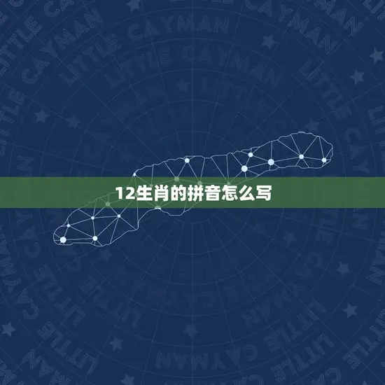 12生肖的拼音怎么写