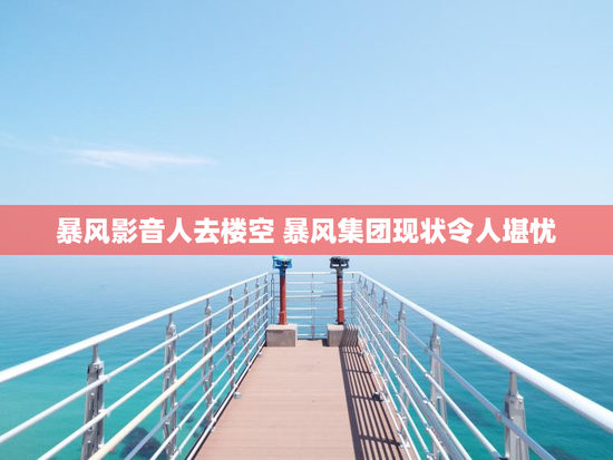 暴风影音人去楼空 暴风集团现状令人堪忧