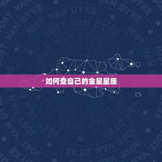 如何查自己的金星星座