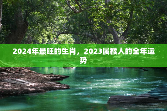 2024年最旺的生肖，2023属猴人的全年运势