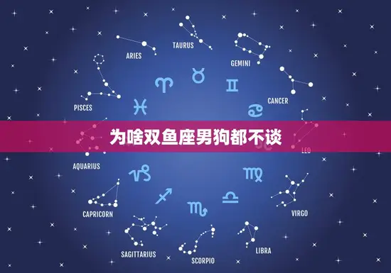 为啥双鱼座男狗都不谈