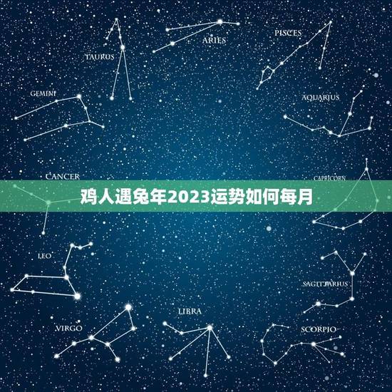 鸡人遇兔年2023运势如何每月(详解幸运月份与注意事项)