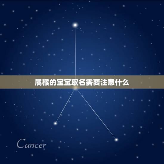 属猴的宝宝取名需要注意什么