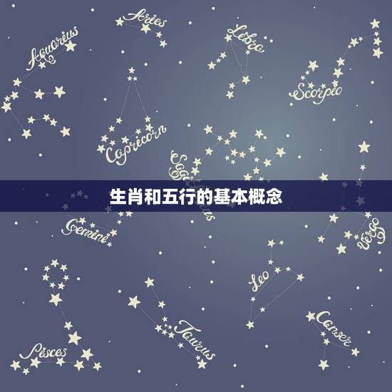 生肖和五行的基本概念