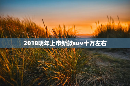 2018明年上市新款suv十万左右