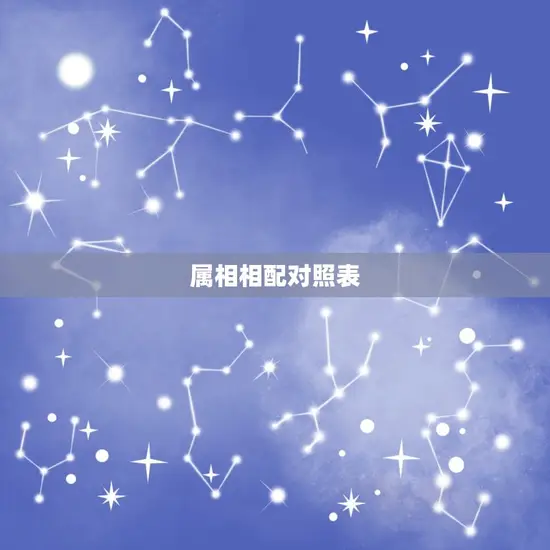 属相相配对照表