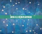 属狗2023年每月运势星座(十二星座谁最幸运)