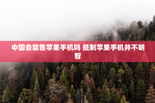 中国会禁售苹果手机吗 抵制苹果手机并不明智
