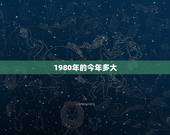 1980年的今年多大(回顾1980年出生的人他们现在多大了)