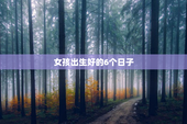 女孩出生好的6个日子