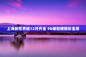上海新世界城12月开业 5G体验楼精彩呈现