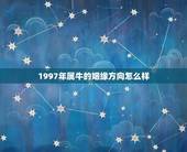 1997年属牛的姻缘方向怎么样(根据命理学介绍)