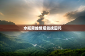 水瓶男绝情后能挽回吗