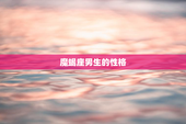 魔蝎座男生的性格