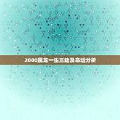 2000属龙一生三劫及命运分析(探寻属龙人的命运之路)